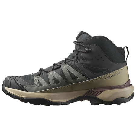 Botas Salomon X Ultra 360 Mid GTX Negro/Gris/Granate