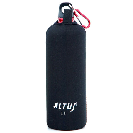 Cantimplora Altus con funda 1 L Negro