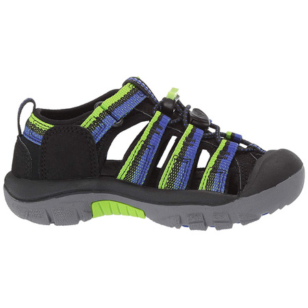 Sandalia Keen Newport H2 Tots Negro/Azul/Verde