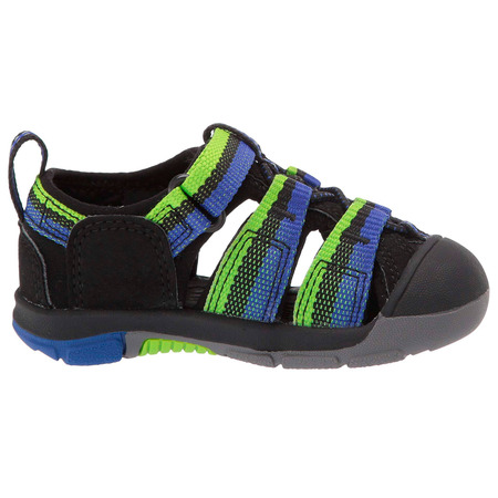 Sandalia Keen Newport H2 Youth Negro/Azul/Verde