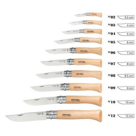 Set Opinel Tradición Inox 10 navajas