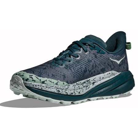 Zapatilla Hoka Speedgoat 6 GTX Gris/Verde Mar