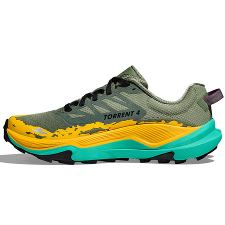 Zapatilla Hoka Torrent 4 W Verde Agua/Amarillo