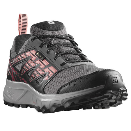 Zapatillas Salomon Wander GTX W Gris/Rosa