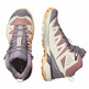 Botas Salomon X Ultra 360 Edge Mid GTX W Beige/Granate/Violeta