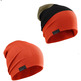 Gorro Salomon Flatspin Reversible Naranja/negro/Verde