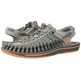 Sandalia Keen Uneek Flat Gris/Naranja