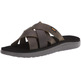 Sandalia Teva Voya Slide Leather Oliva Oscuro