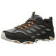 Zapato Merrell Moab Fst Negro/Gris/Naranja